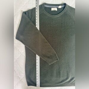 🫒 Olive Green Weatherproof Vintage Knit Sweater XXL Acrylic Pullover